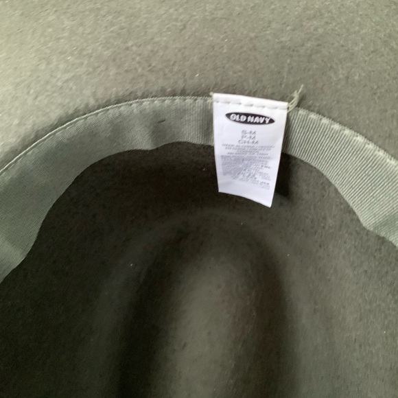 OLD NAVY Wool Felt Forest Green Fedora Hat Size 22 inch Small Adult Women’s - Picture 5 of 14
